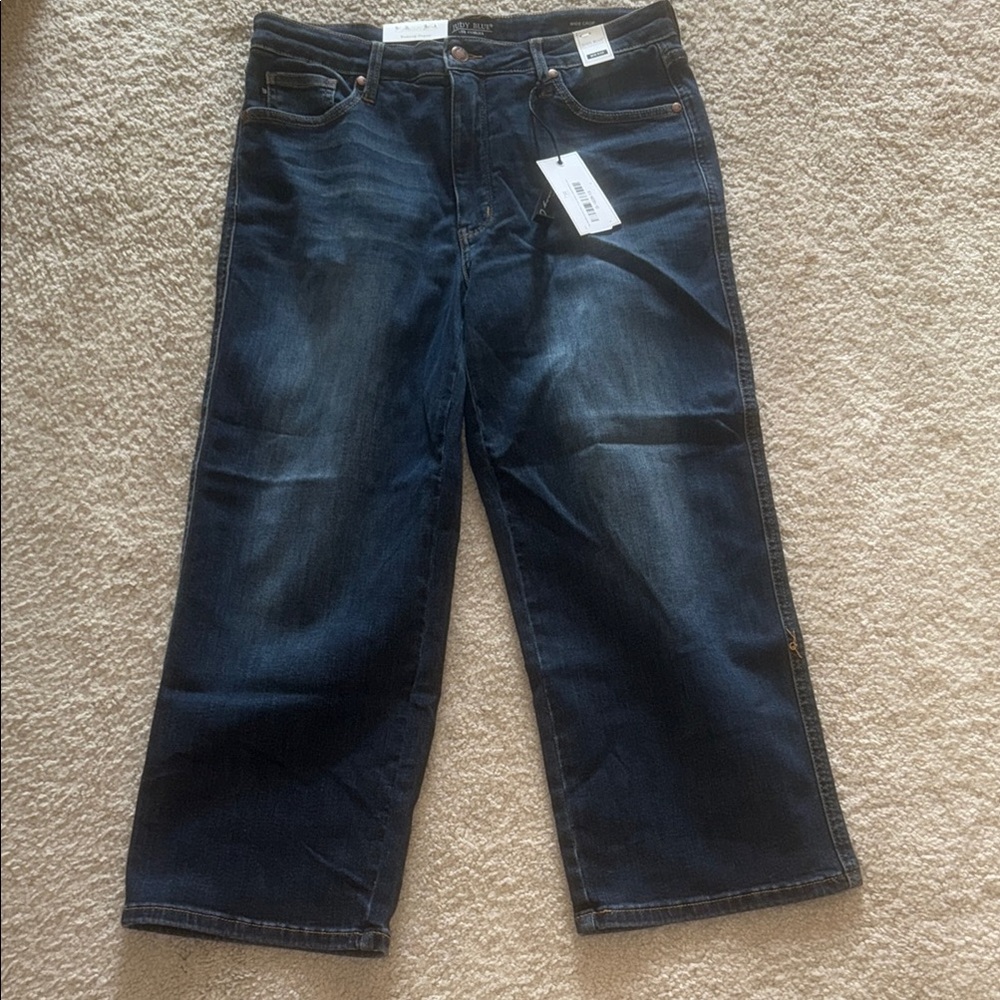 Judy Blue Flare Wide Leg Blue Jeans